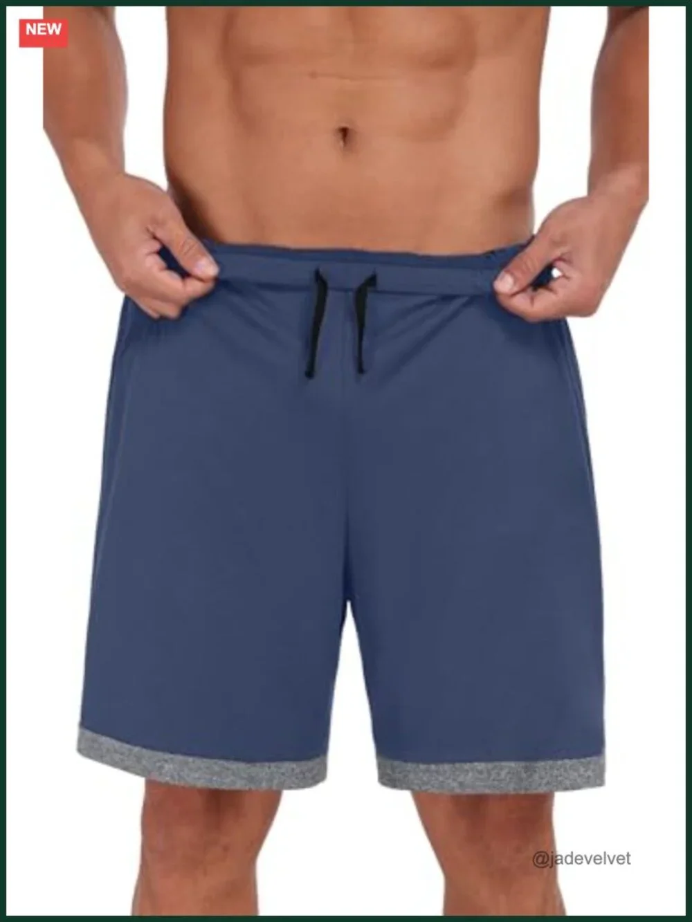 Men's Pajama Set Lightweight Summer Sleepwear Short Sleeve Loungewear with